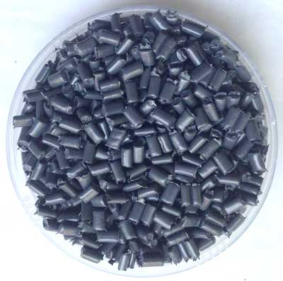 Hạt nhựa PE xanh đen